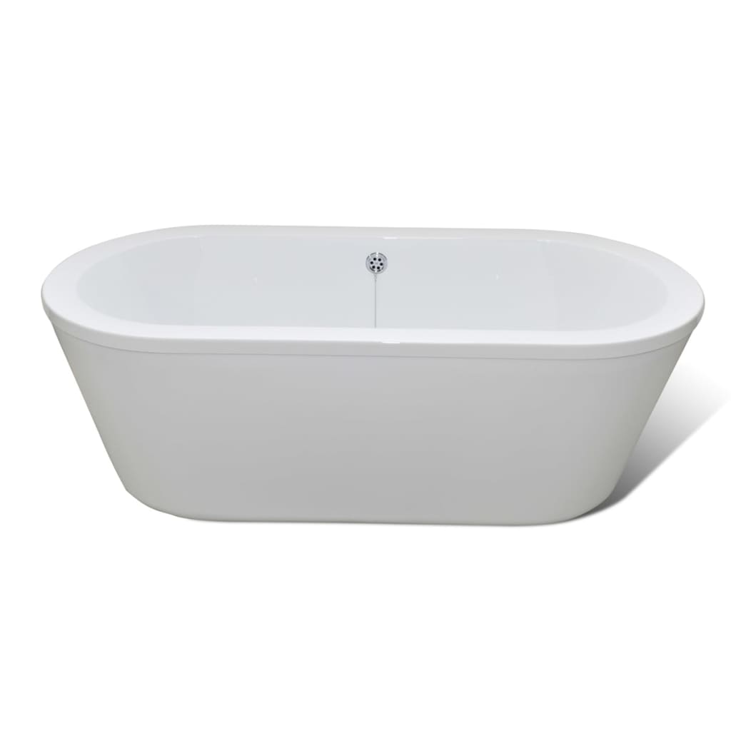 Freestanding Bath Tub Acrylic White Round