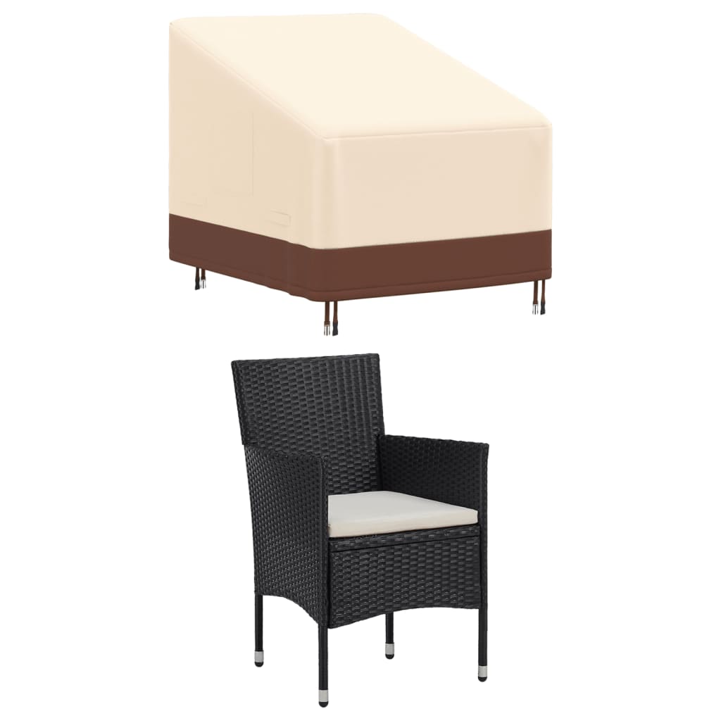 vidaXL Garden Lounge Chair Covers 2 pcs 79x97x48/74cm 600D Oxford Fabric