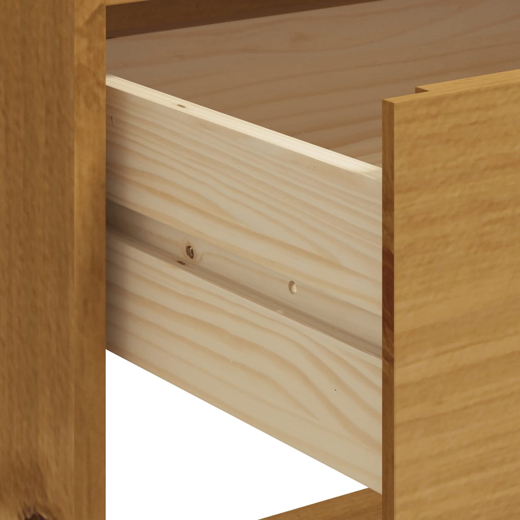 vidaXL Bar Table FLAM 92x45x110 cm Solid Wood Pine