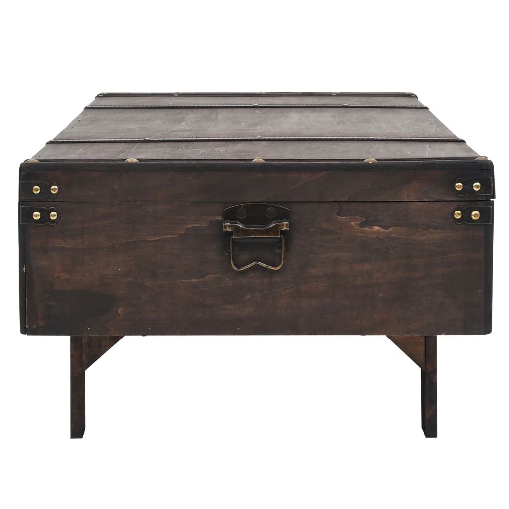 vidaXL Coffee Table Solid Wood Vintage Style 120x55x35 cm