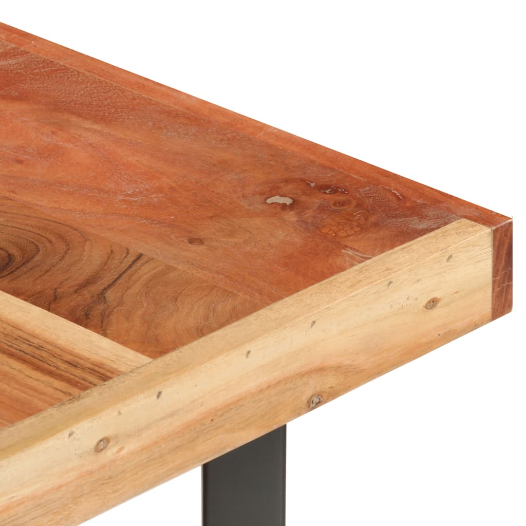 vidaXL Coffee Table 142x90x42 cm Solid Acacia Wood