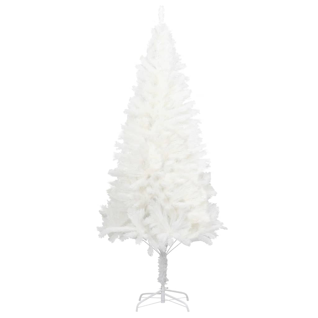 vidaXL Artificial Christmas Tree Lifelike Needles White 180 cm