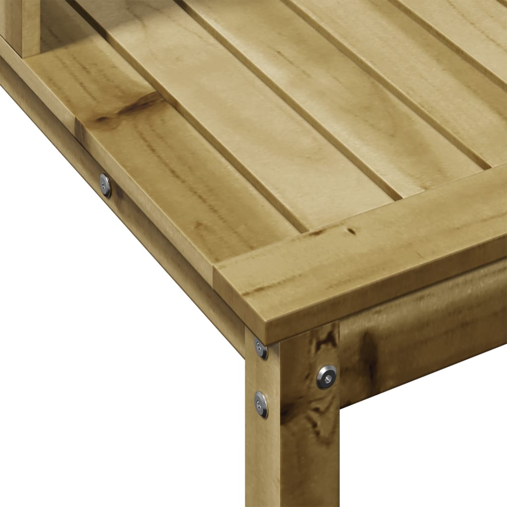vidaXL Potting Table with Shelves 108x50x109.5 cm Impregnated Wood Pine