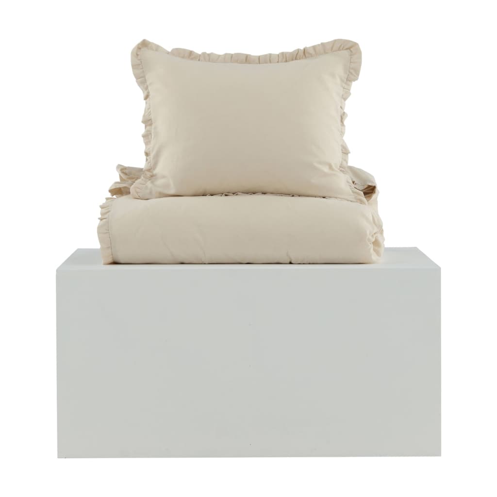 Venture Home Bed Set Lias 200x150 cm Cotton Beige