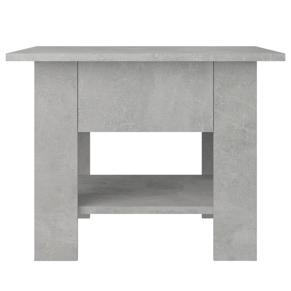 vidaXL Coffee Table Concrete Grey 55x55x42 cm Engineered Wood