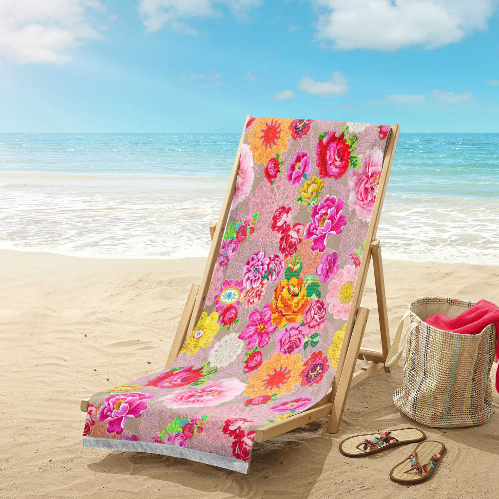 Happiness Beach Towel WOODSTOCK 100x180 cm Multicolour