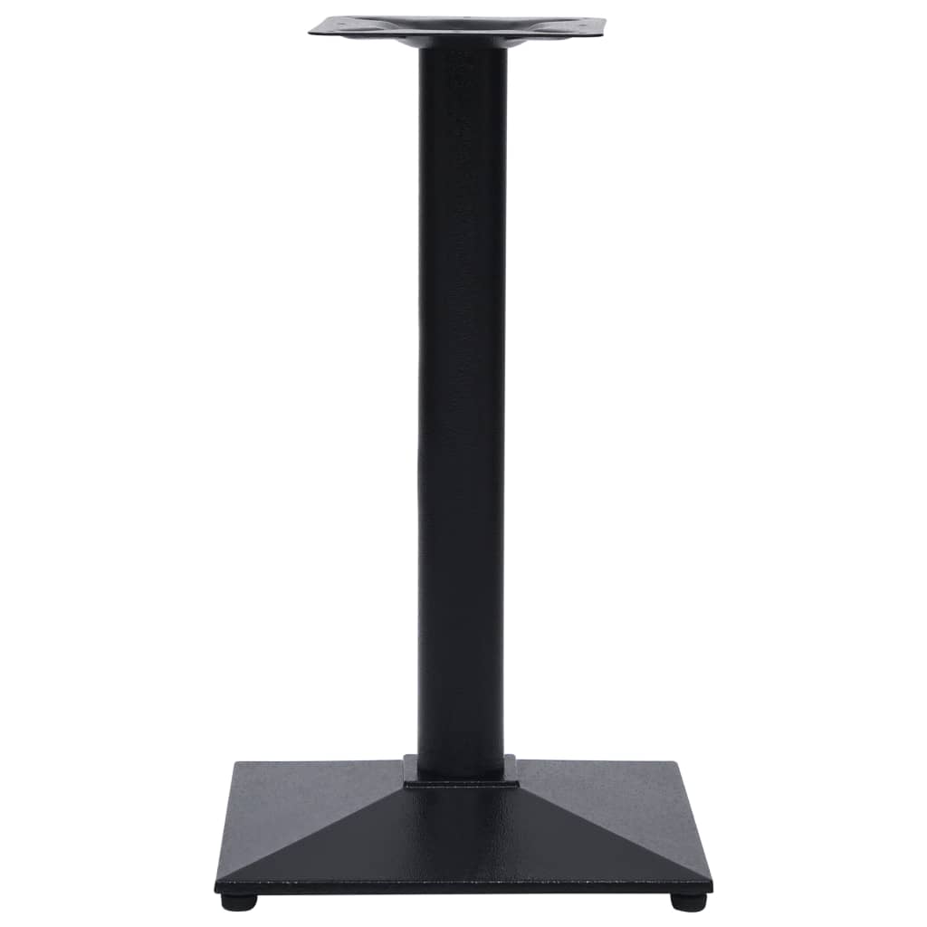 vidaXL Bistro Table Leg Black 41x41x72 cm Cast Iron