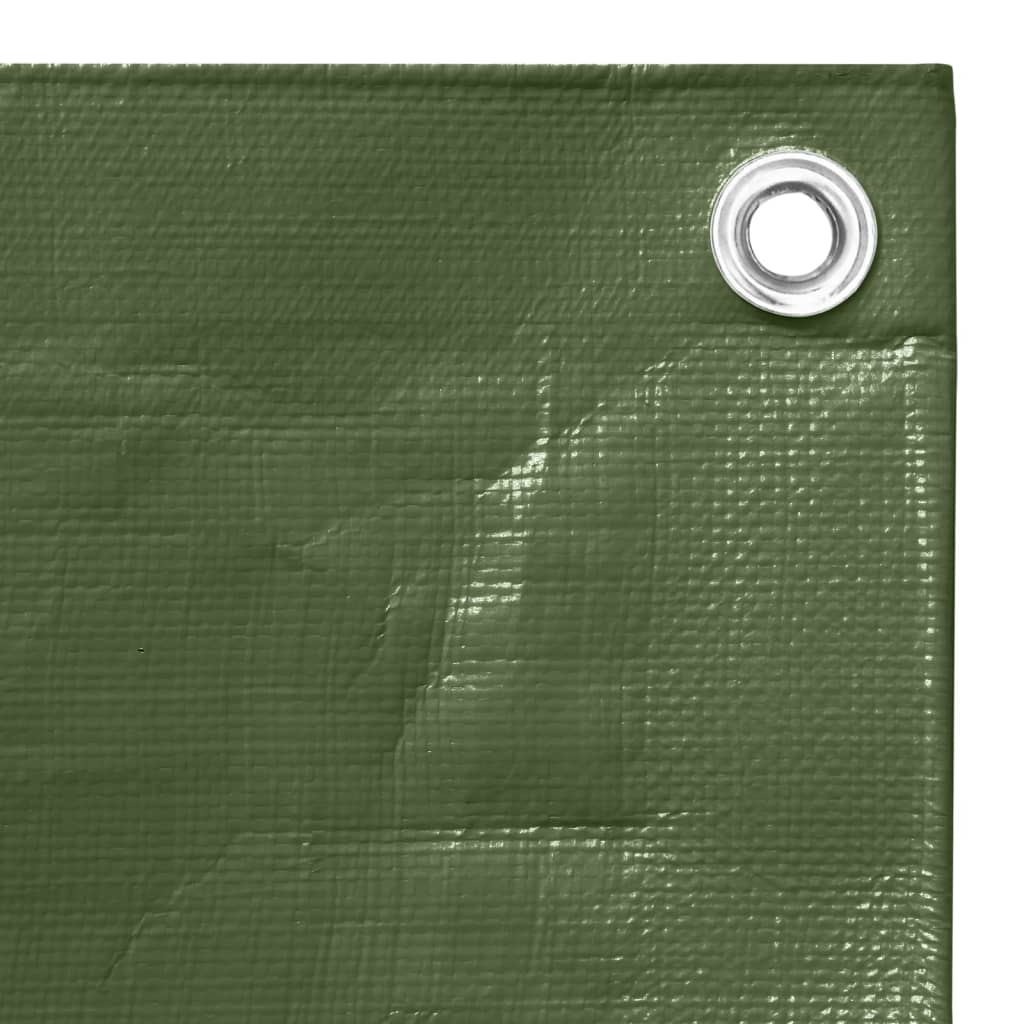 vidaXL Tarpaulin 260 g/m² 6x8 m Green HDPE