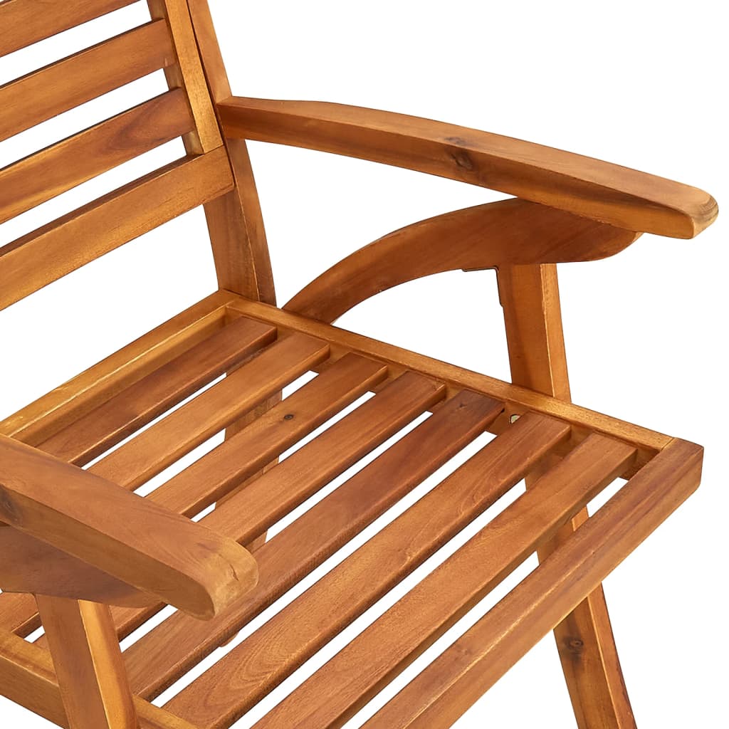 vidaXL Garden Chairs 6 pcs Solid Acacia Wood