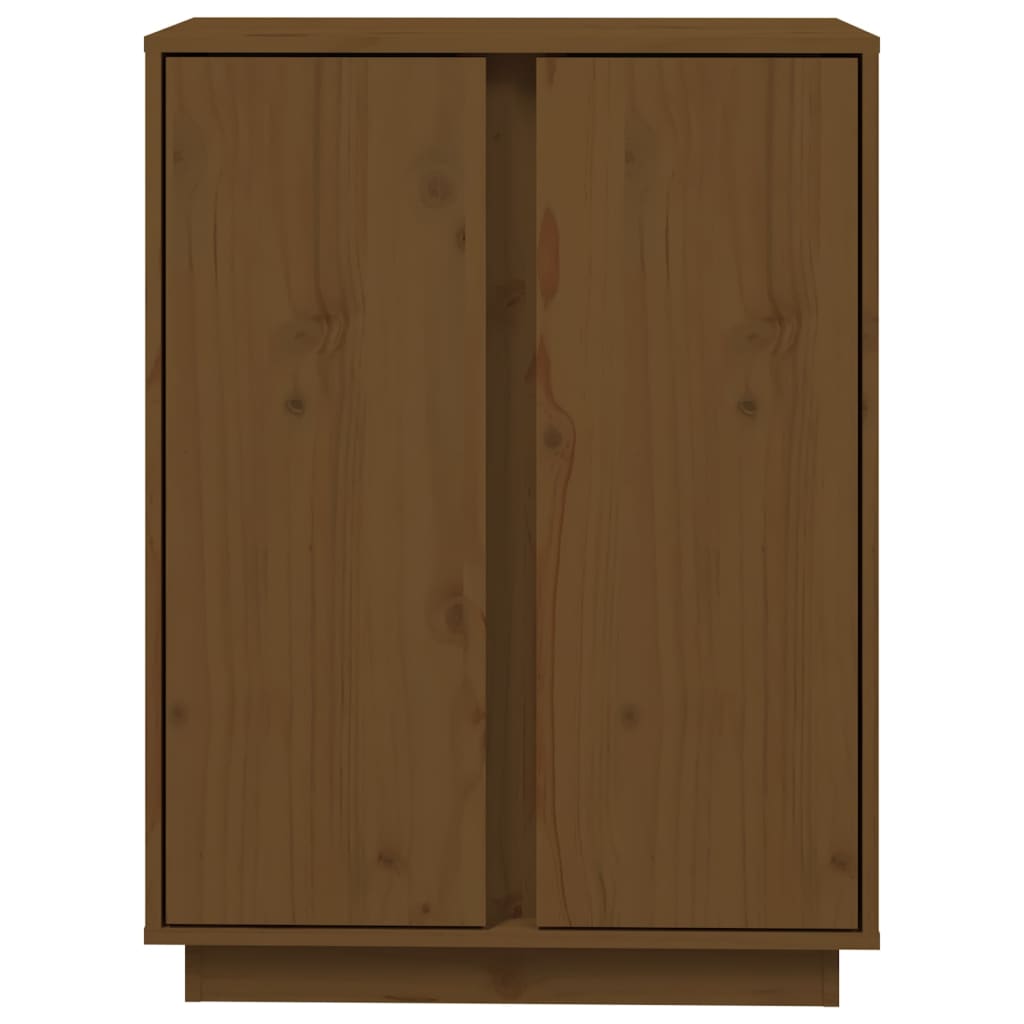 vidaXL Sideboard Honey Brown 60x35x80 cm Solid Wood Pine