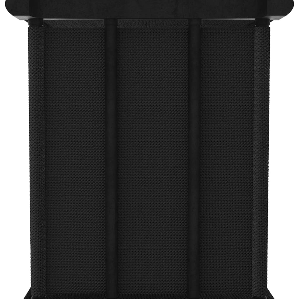 vidaXL 9-Cube Display Shelf with Boxes Black 103x30x107.5 cm Fabric