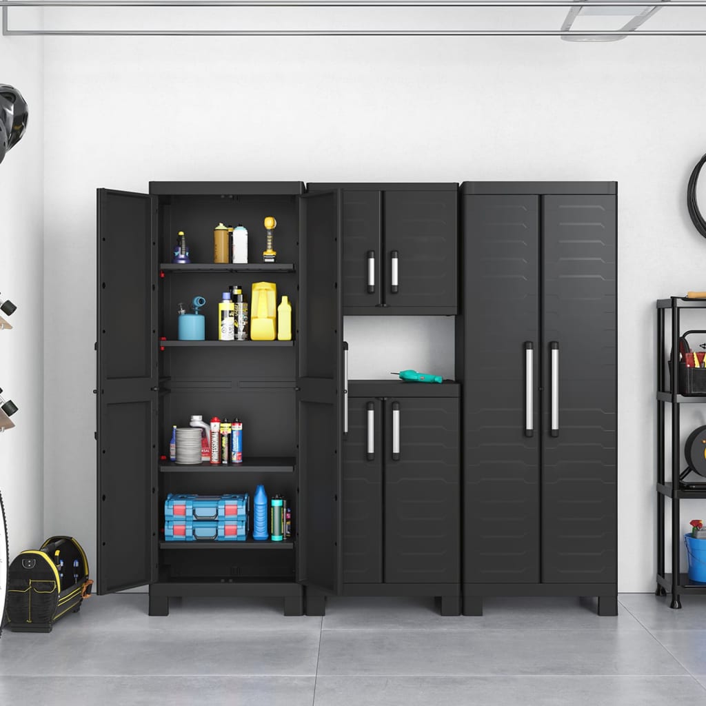 Keter Base Storage Cabinet Detroit Black