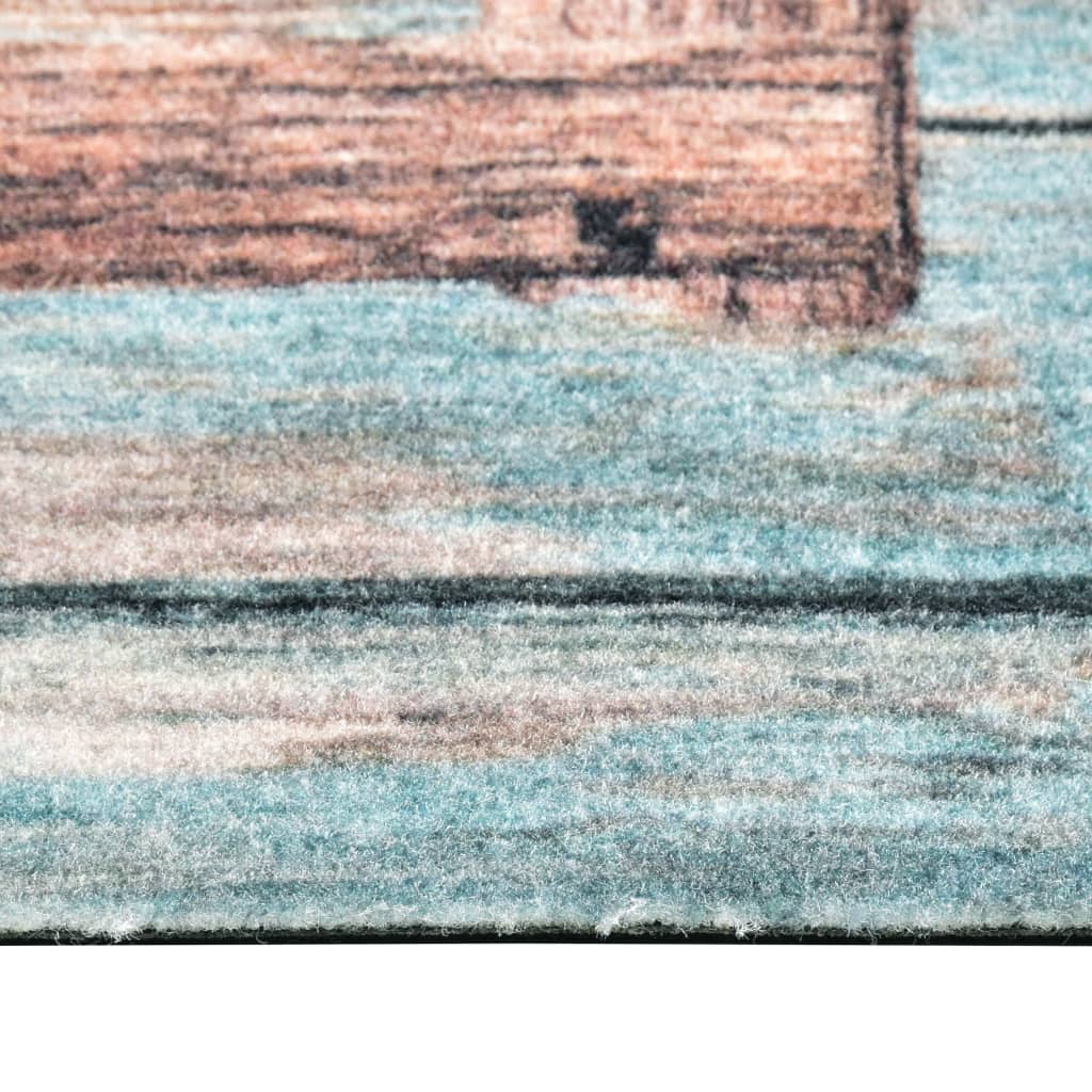 vidaXL Kitchen Carpet Washable Love 60x300 cm