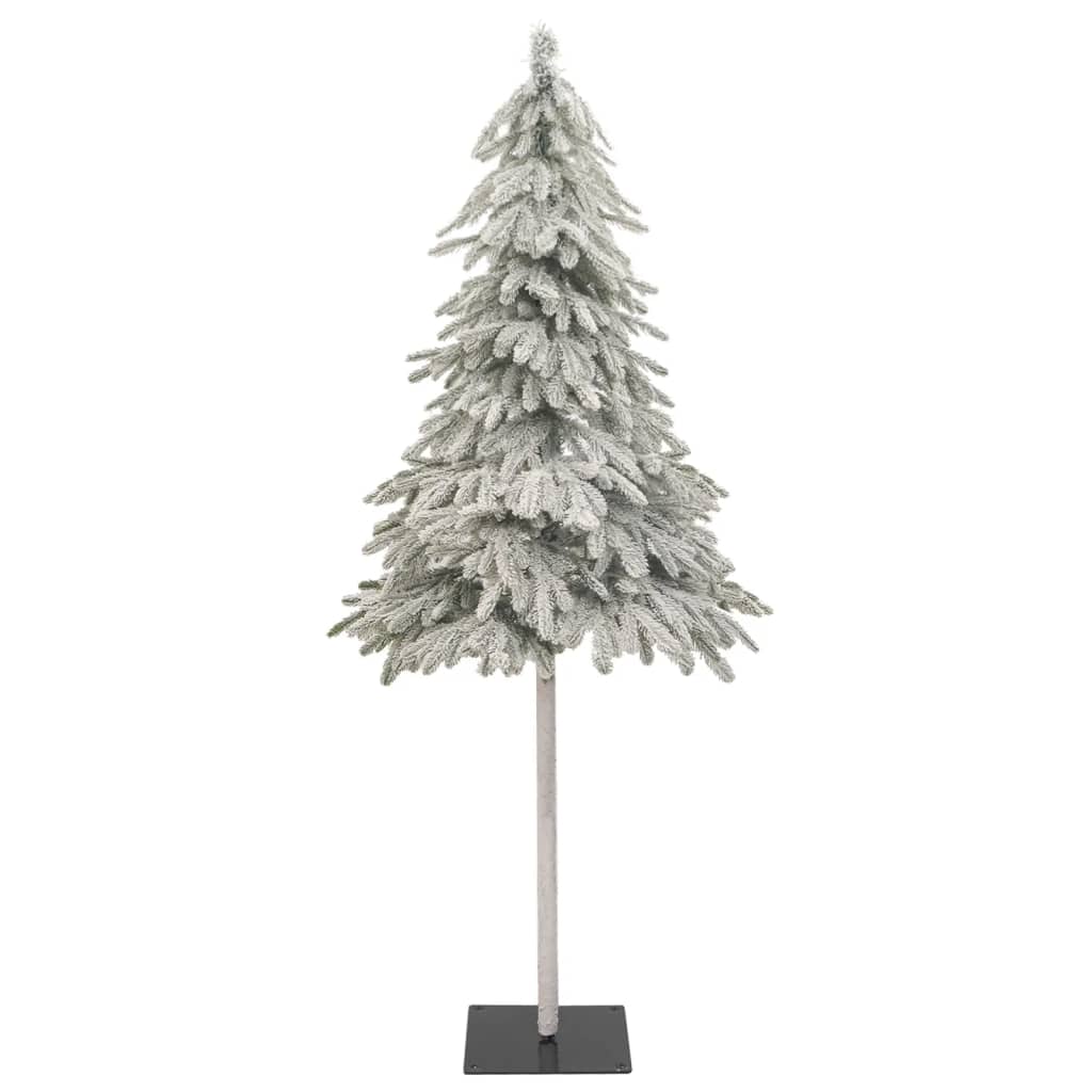 vidaXL Artificial Christmas Tree 300 LEDs & Flocked Snow 180 cm