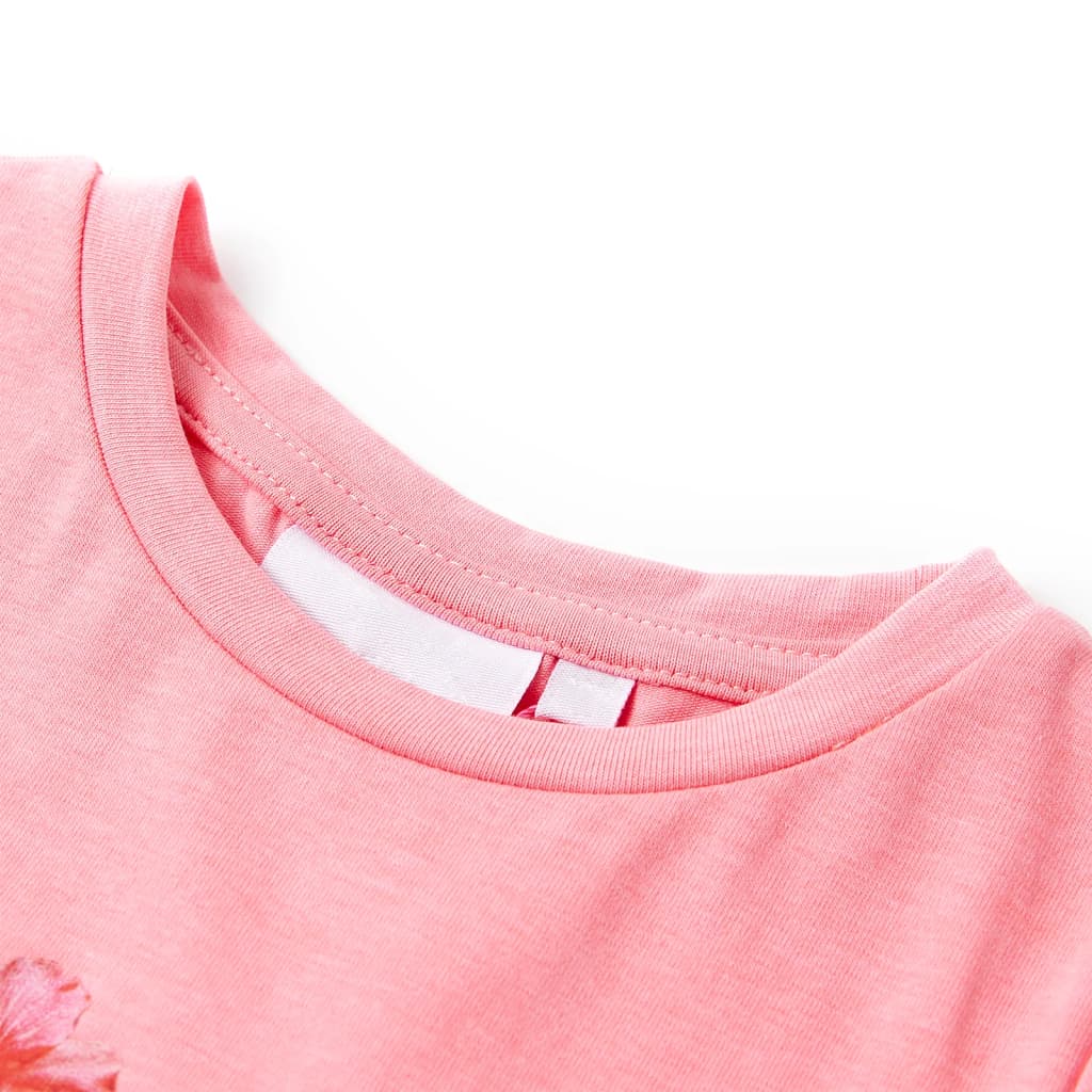 Kids' T-shirt Neon Pink 92