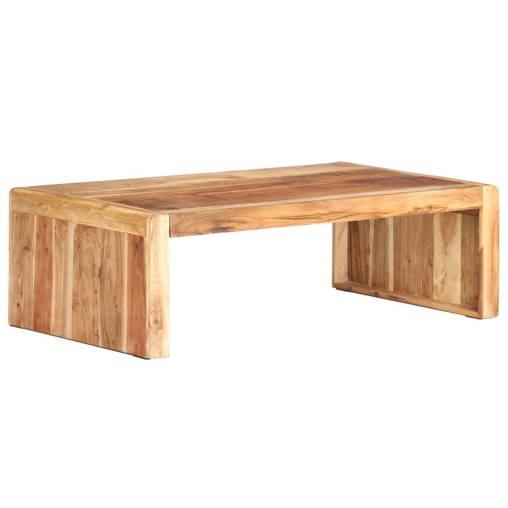 vidaXL Coffee Table 110x63x35 cm Solid Acacia Wood