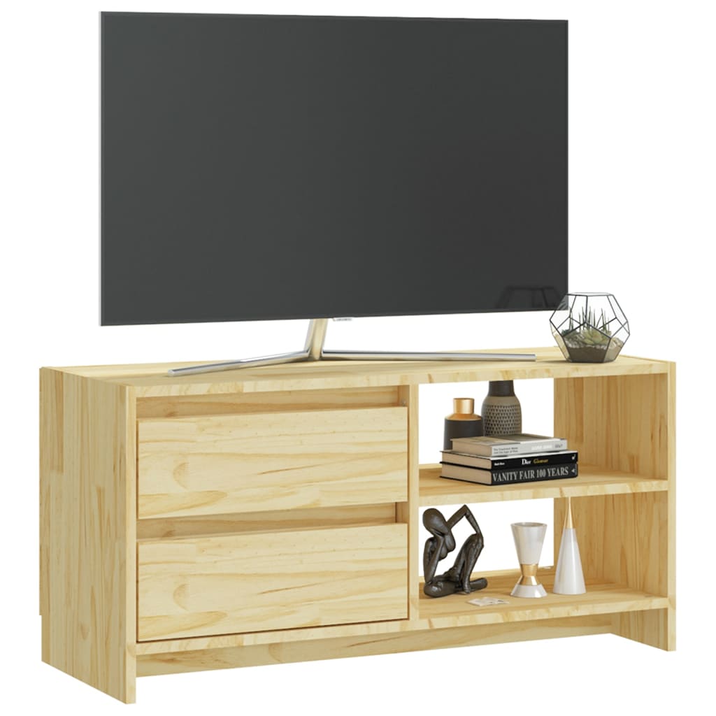 vidaXL TV Cabinet 80x31x39 cm Solid Pinewood