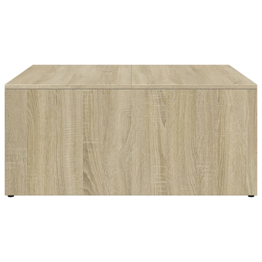 vidaXL Nesting Coffee Tables 2 pcs Sonoma Oak Engineered Wood and Metal
