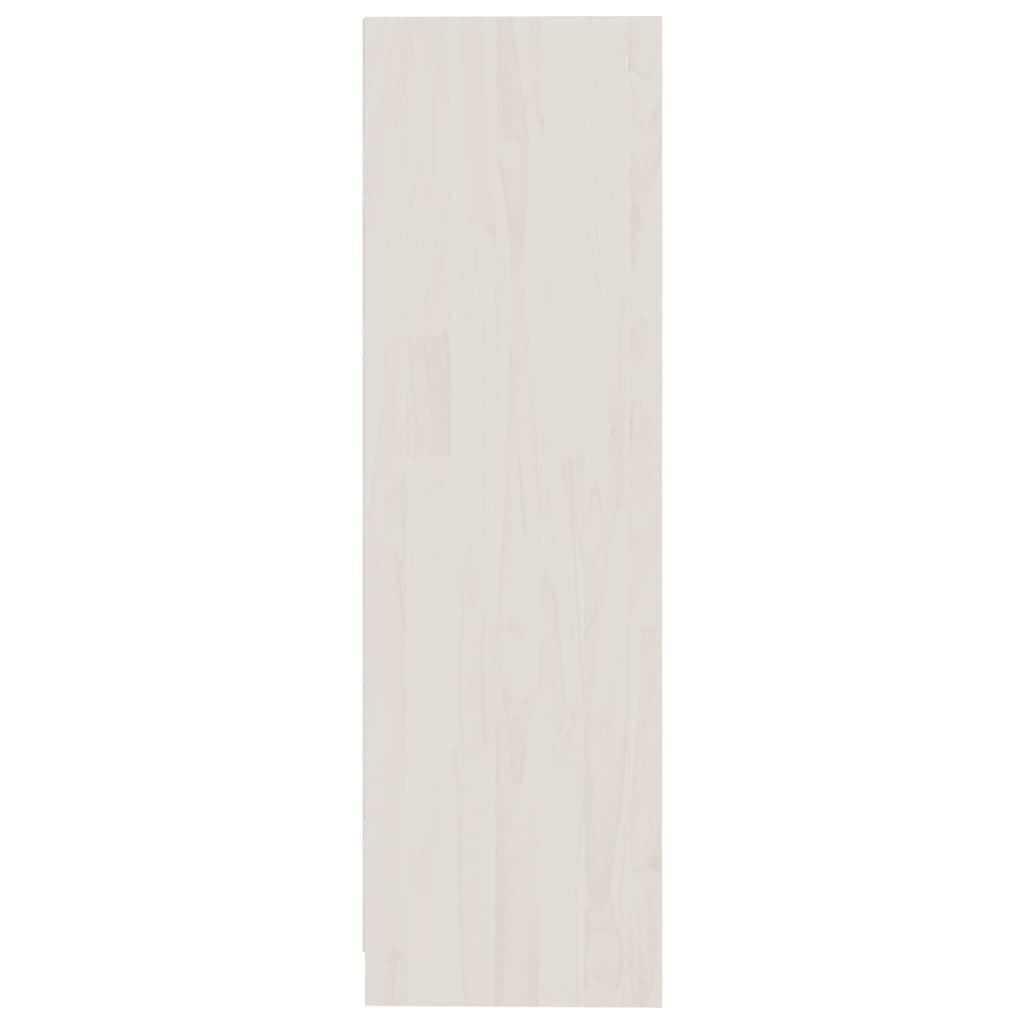 vidaXL Book Cabinet/Room Divider White 104x33.5x110 cm Solid Pinewood