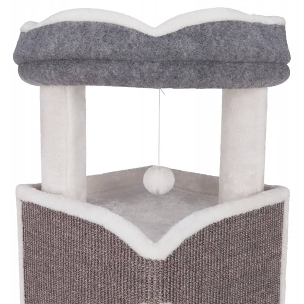 TRIXIE Cat Tower Arma Grey Blue and White