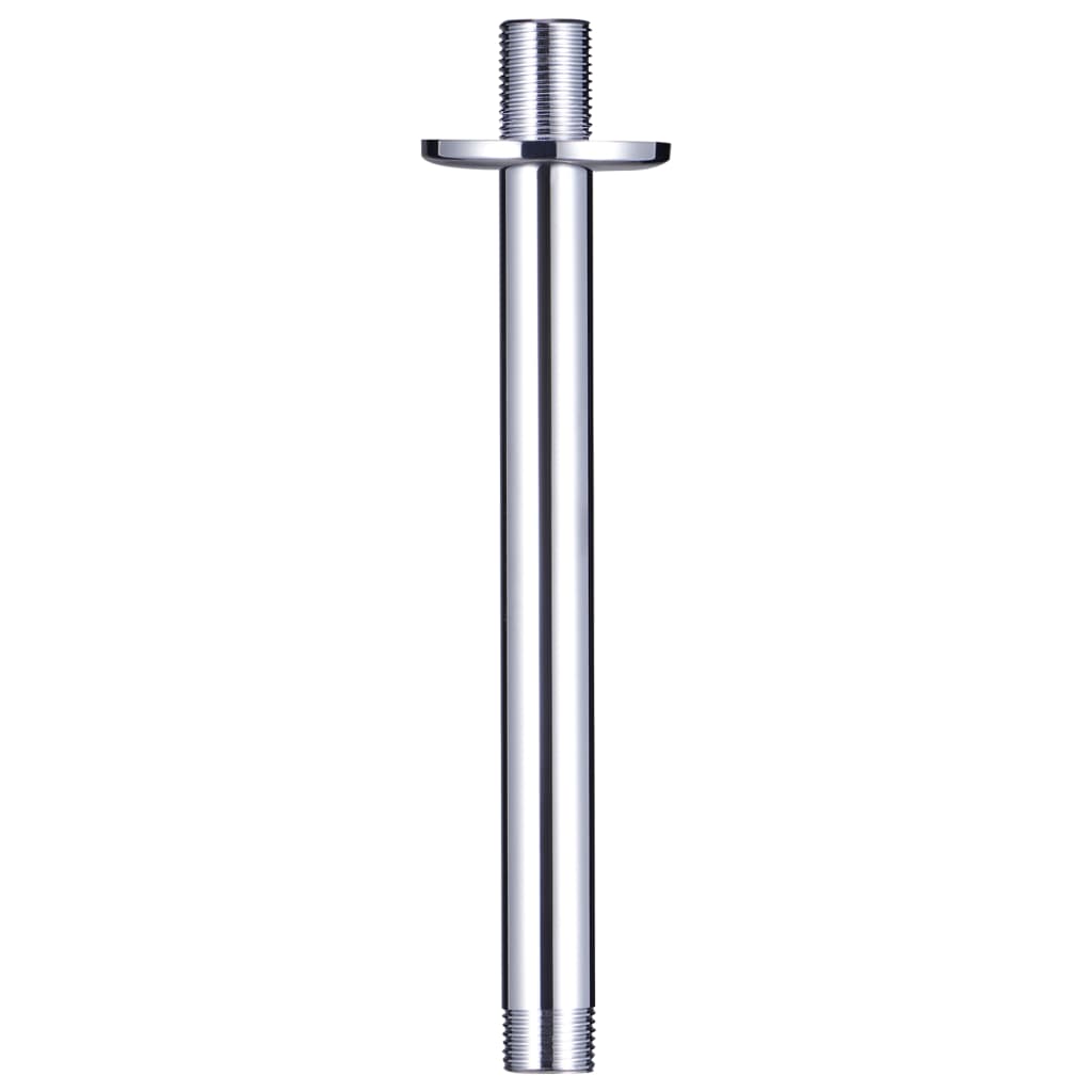 vidaXL Shower Support Arm Round Stainless Steel 201 Silver 20 cm
