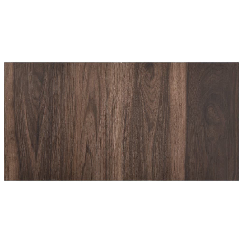 vidaXL Self-adhesive Flooring Planks 55 pcs PVC 5.11 m² Dark Brown