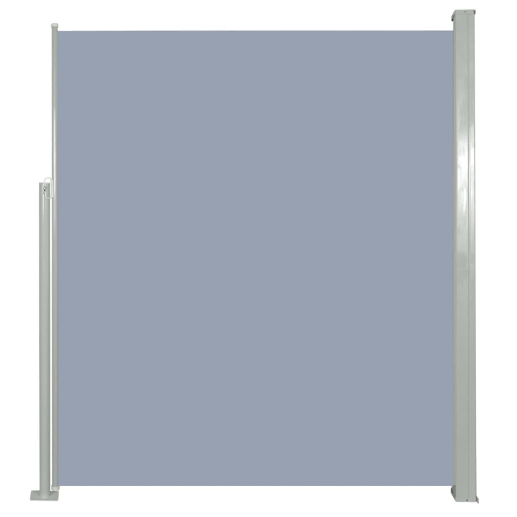 Patio Retractable Side Awning 160 x 300 cm Grey