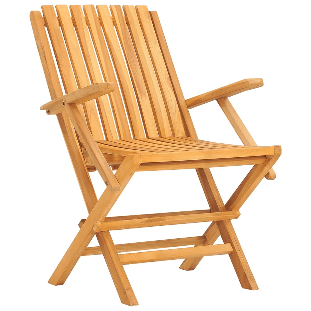 vidaXL Folding Garden Chairs 2 pcs 61x67x90 cm Solid Wood Teak