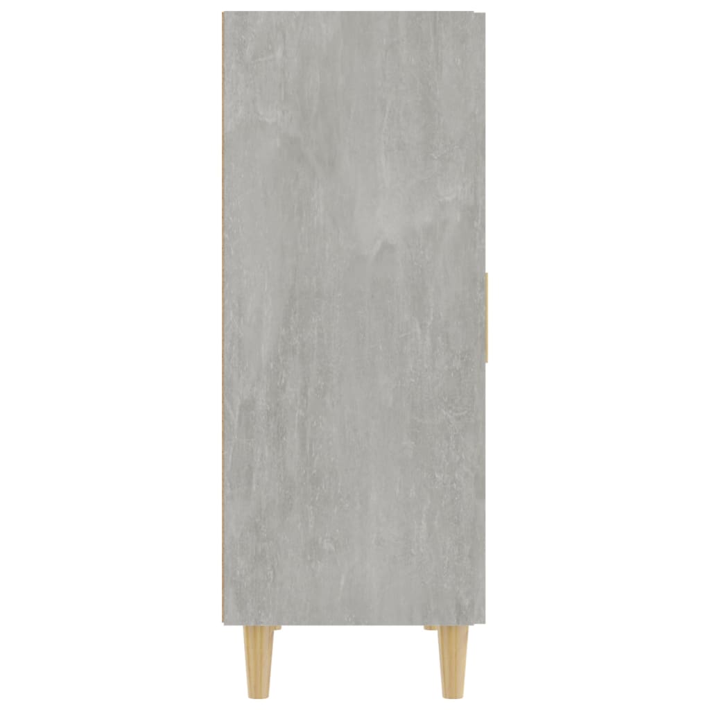 vidaXL Sideboard Concrete Grey 70x34x90 cm Engineered Wood