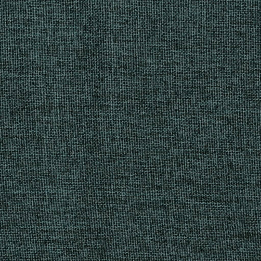vidaXL Linen-Look Blackout Curtains with Hooks 2 pcs Green 140x245 cm