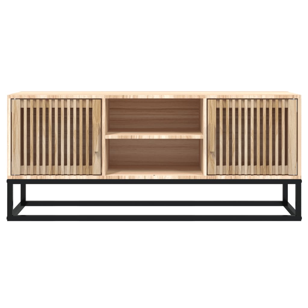 vidaXL TV Cabinet 105x30x45 cm Engineered Wood and Iron