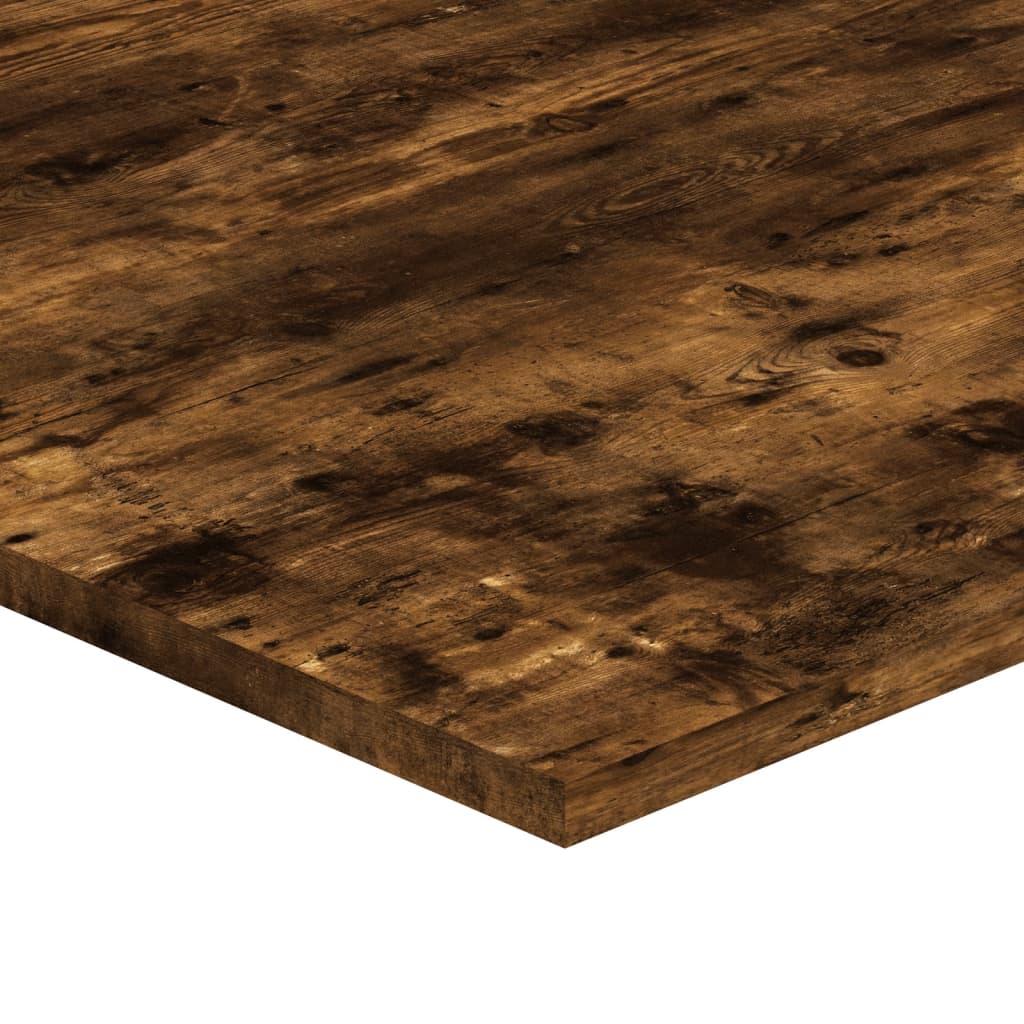 vidaXL Wall Shelves 4 pcs Smoked Oak 100x50x1.5 cm Engineered Wood