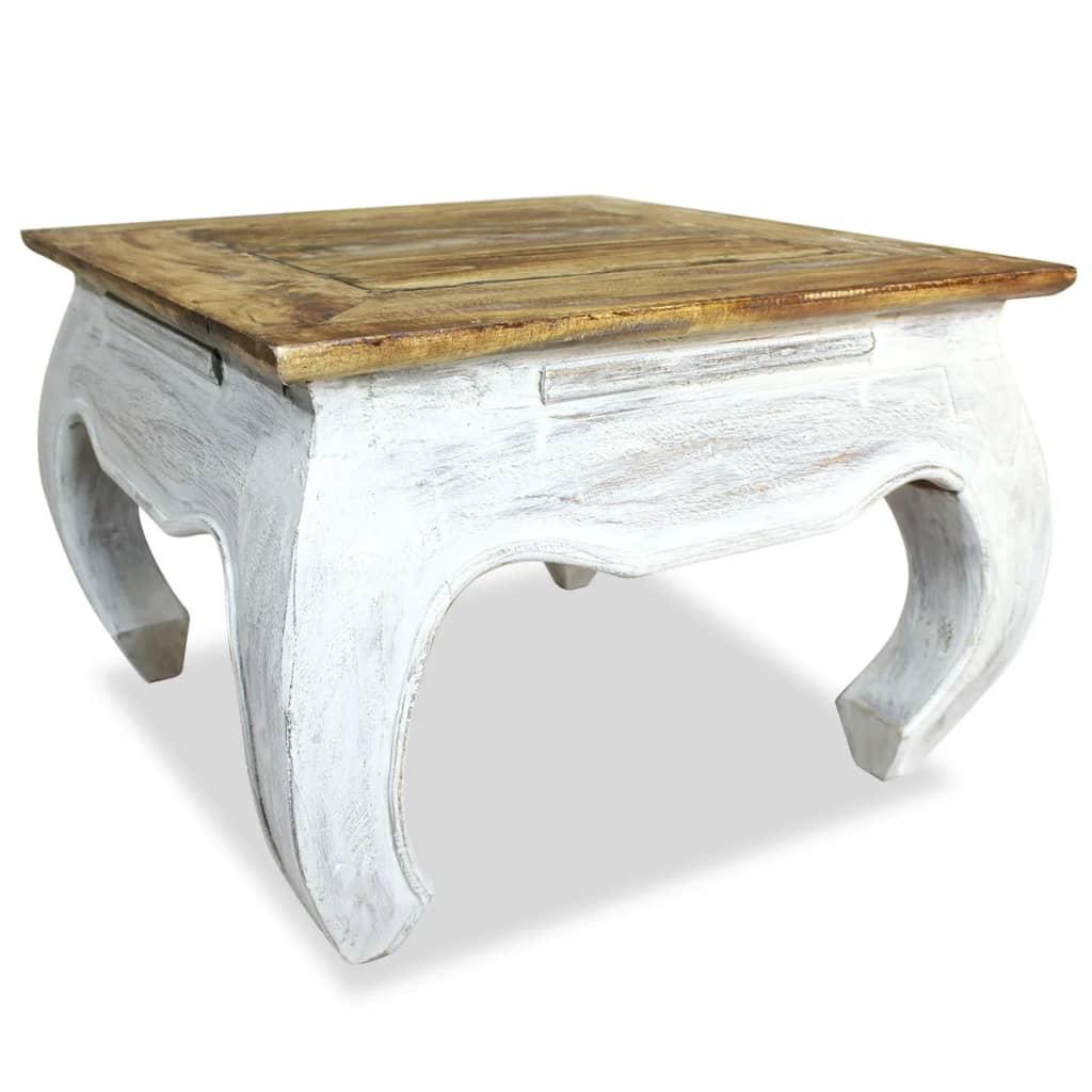 vidaXL Side Table Solid Reclaimed Wood 50x50x35 cm