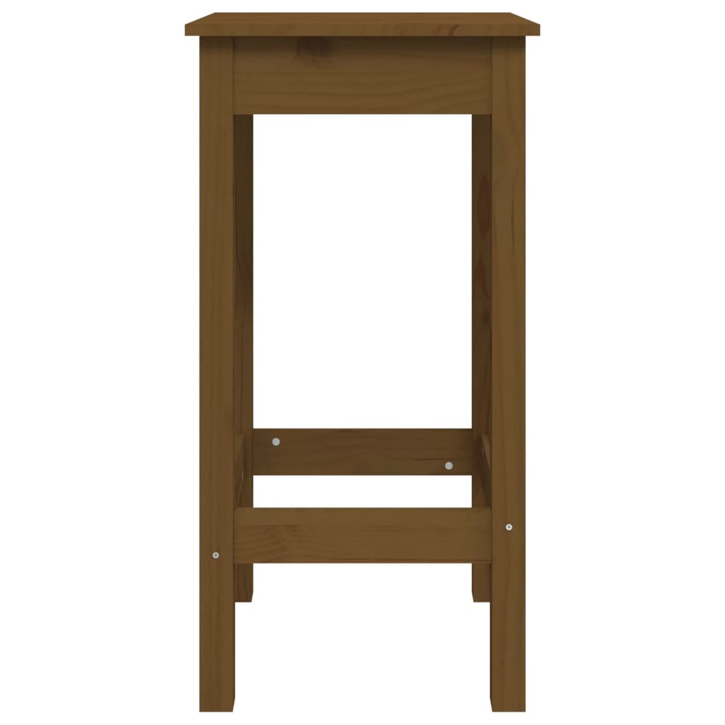 vidaXL Bar Chairs 2 pcs Honey Brown 40x40x78 cm Solid Wood Pine