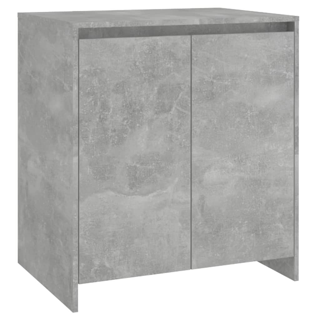 vidaXL 2 Piece Sideboard Concrete Grey Engineered Wood