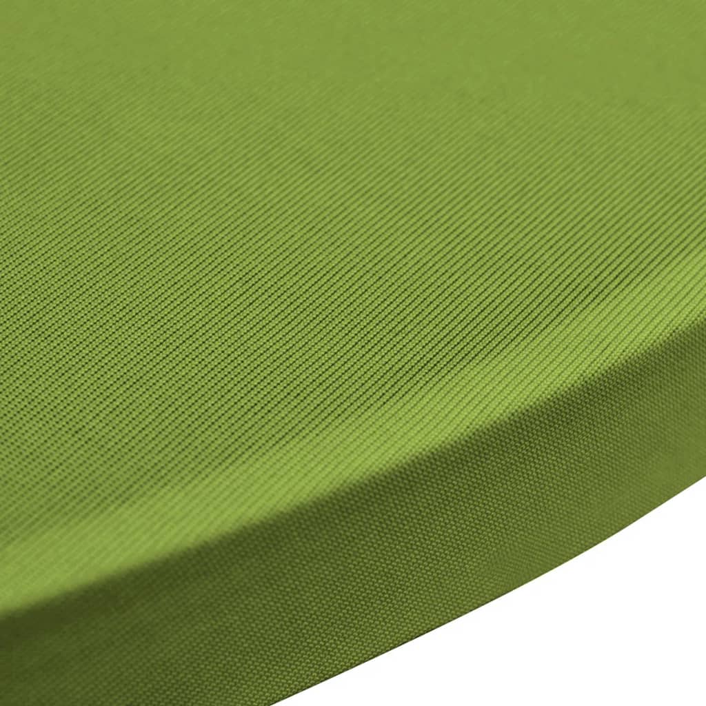 vidaXL Stretch Table Cover 4 pcs 80 cm Green