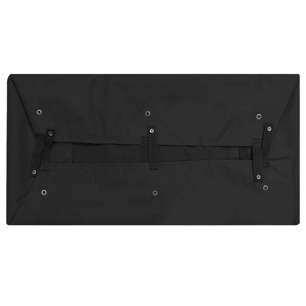 vidaXL Garden Cart Liner Black 81x41x21 cm Fabric