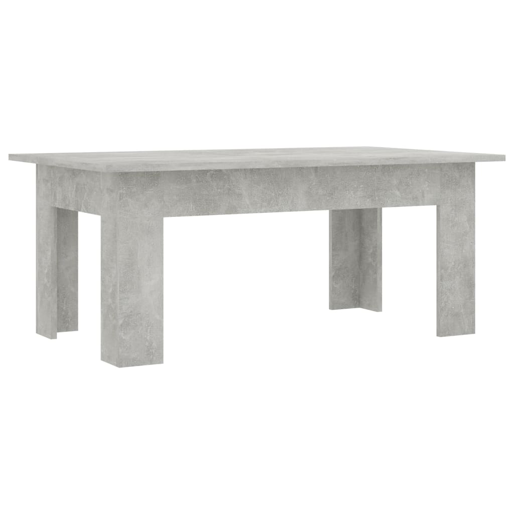 vidaXL Coffee Table Concrete Grey 100x60x42 cm Engineered Wood