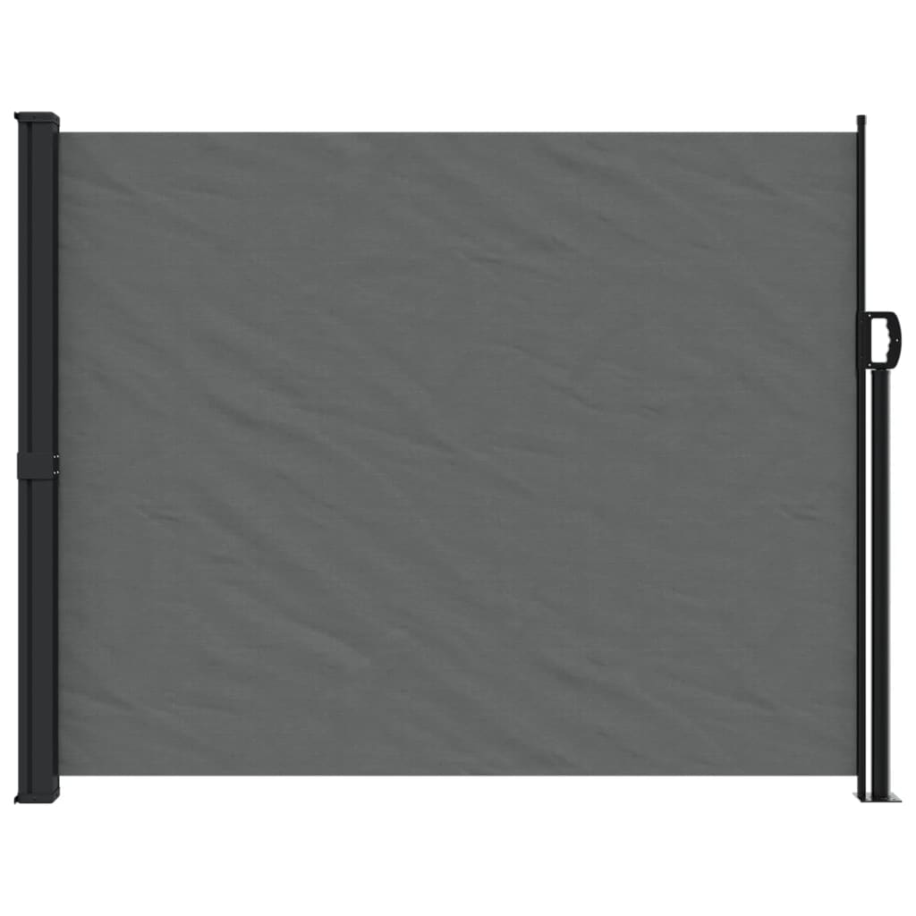 vidaXL Retractable Side Awning Anthracite 160x500 cm