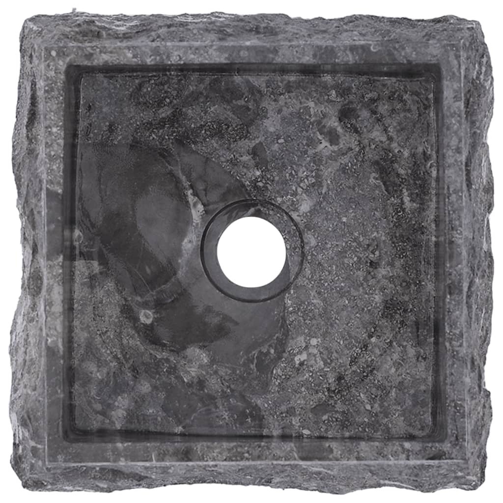 vidaXL Sink Grey 30x30x13 cm Marble