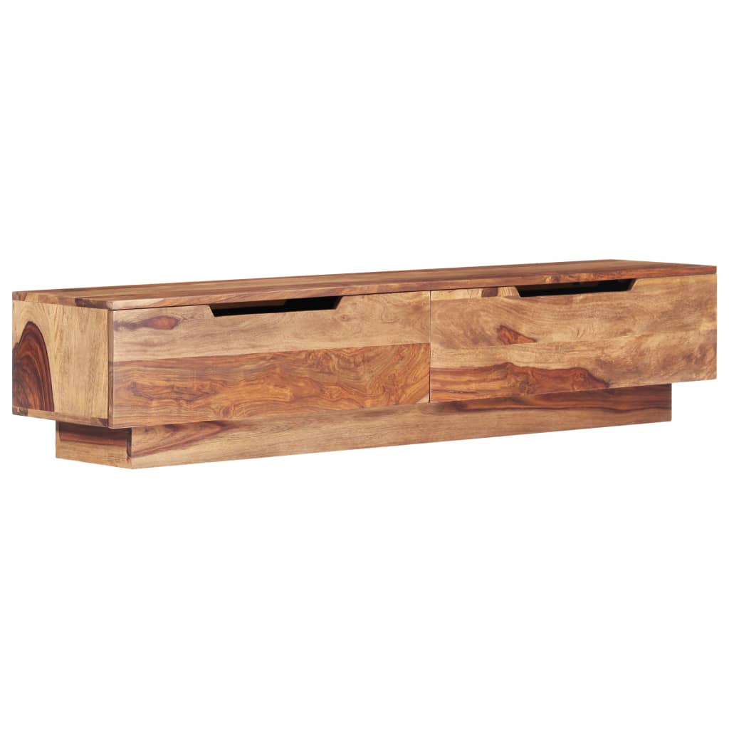 vidaXL TV Cabinet 145x30x30 cm Solid Sheesham Wood