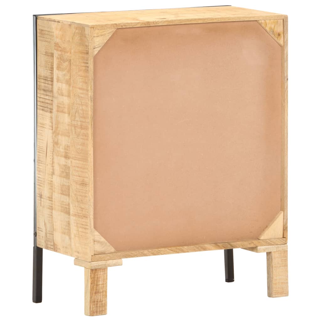 vidaXL Sideboard 60x30x75 cm Rough Mango Wood
