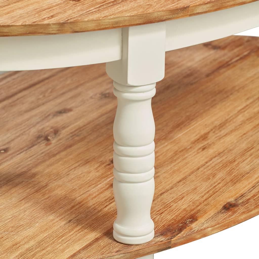 vidaXL Coffee Table 102x62.5x42 cm Solid Acacia Wood