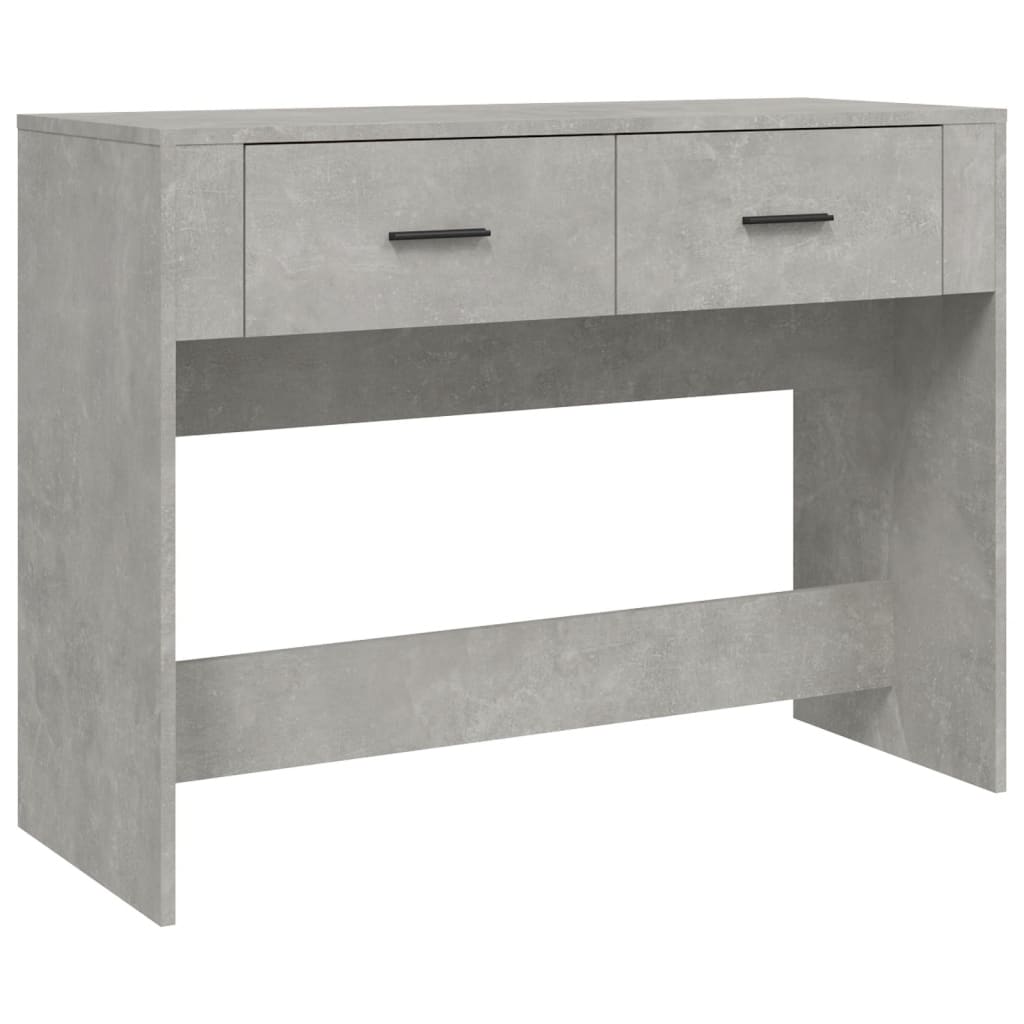vidaXL Console Table Concrete Grey 100x39x75 cm Engineered Wood