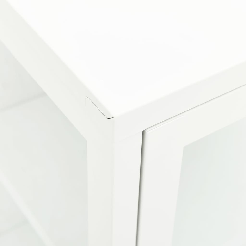 vidaXL Sideboard 38x35x70 cm Metal and Glass