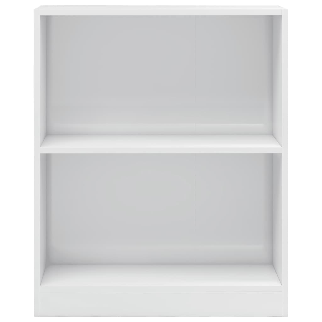vidaXL Bookshelf High Gloss White 60x24x74.5 cm Engineered Wood