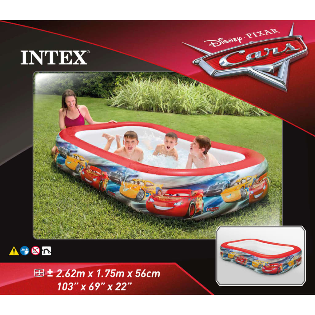 Intex Cars Swim Center Pool Multicolour 262x175x56 cm