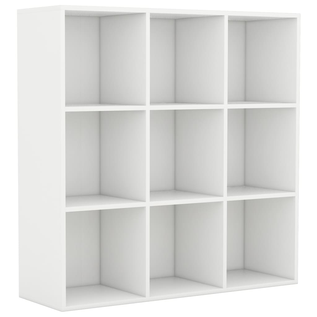 vidaXL Book Cabinet White 98x29x97.5 cm Engineered Wood
