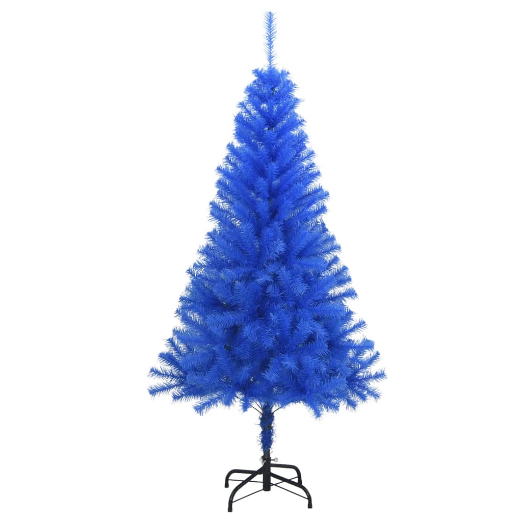 vidaXL Artificial Christmas Tree with Stand Blue 150 cm PVC