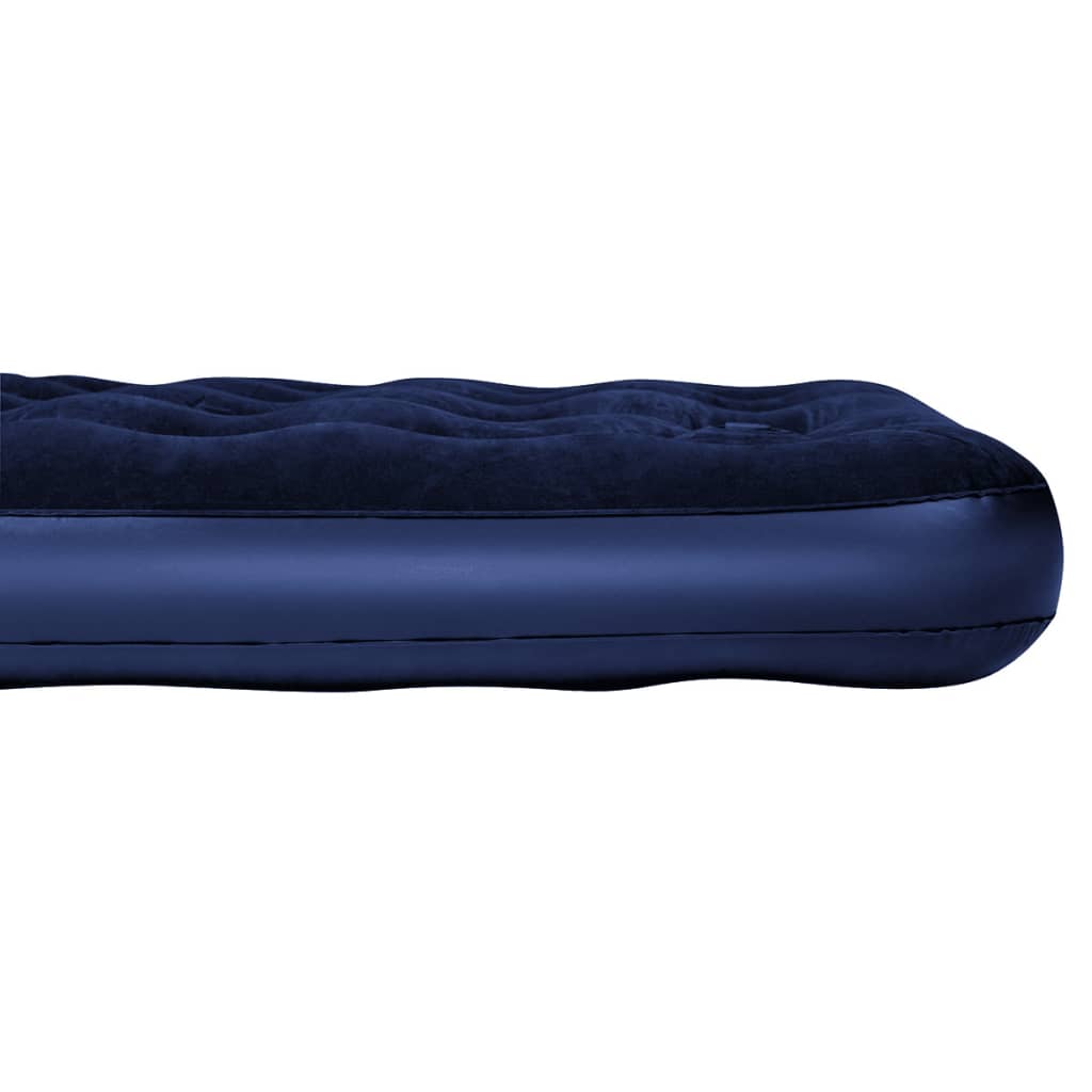 Bestway Inflatable Flocked Airbed with Built-in Foot Pump 203x152x28cm